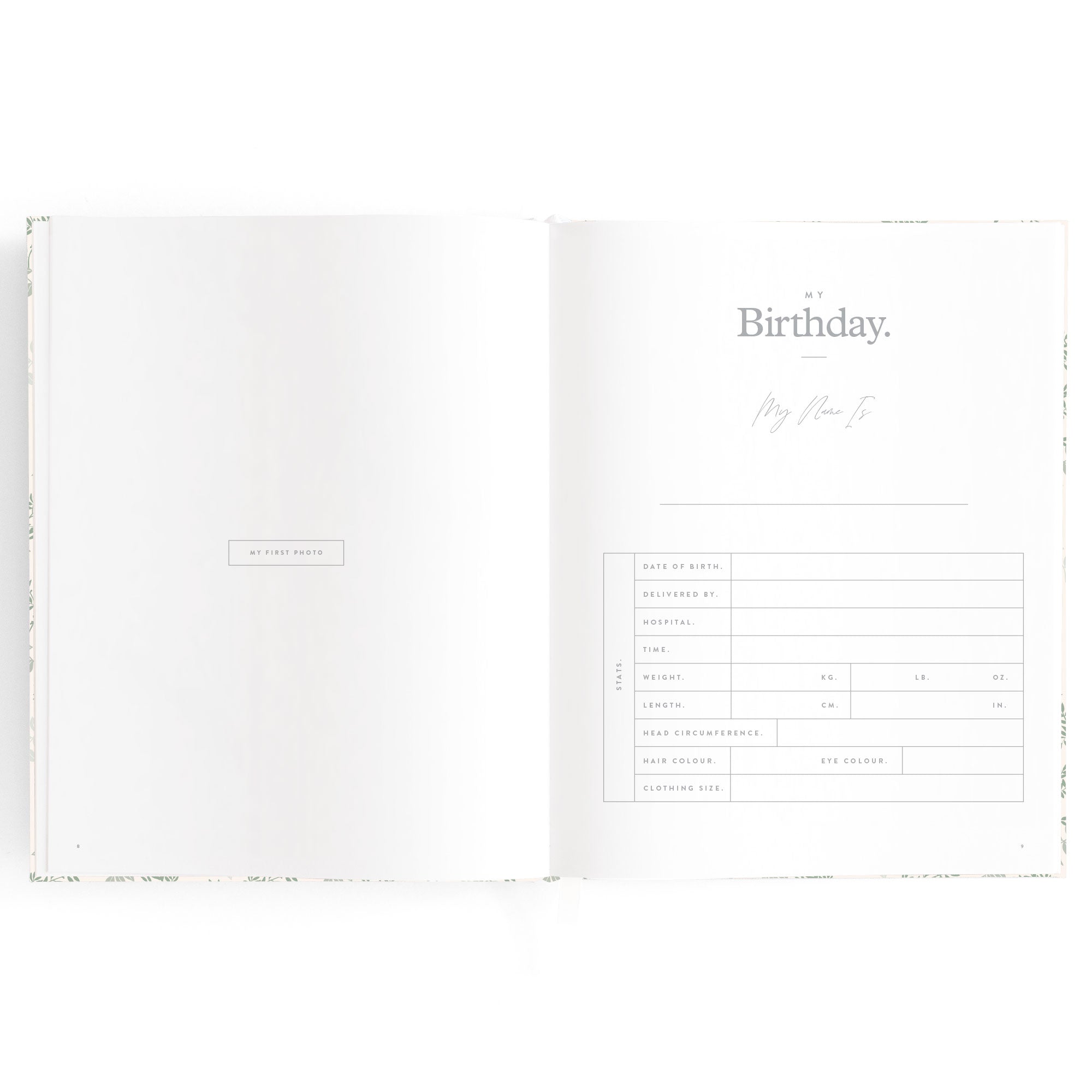 Fox & Fallow Baby Book - Cypress