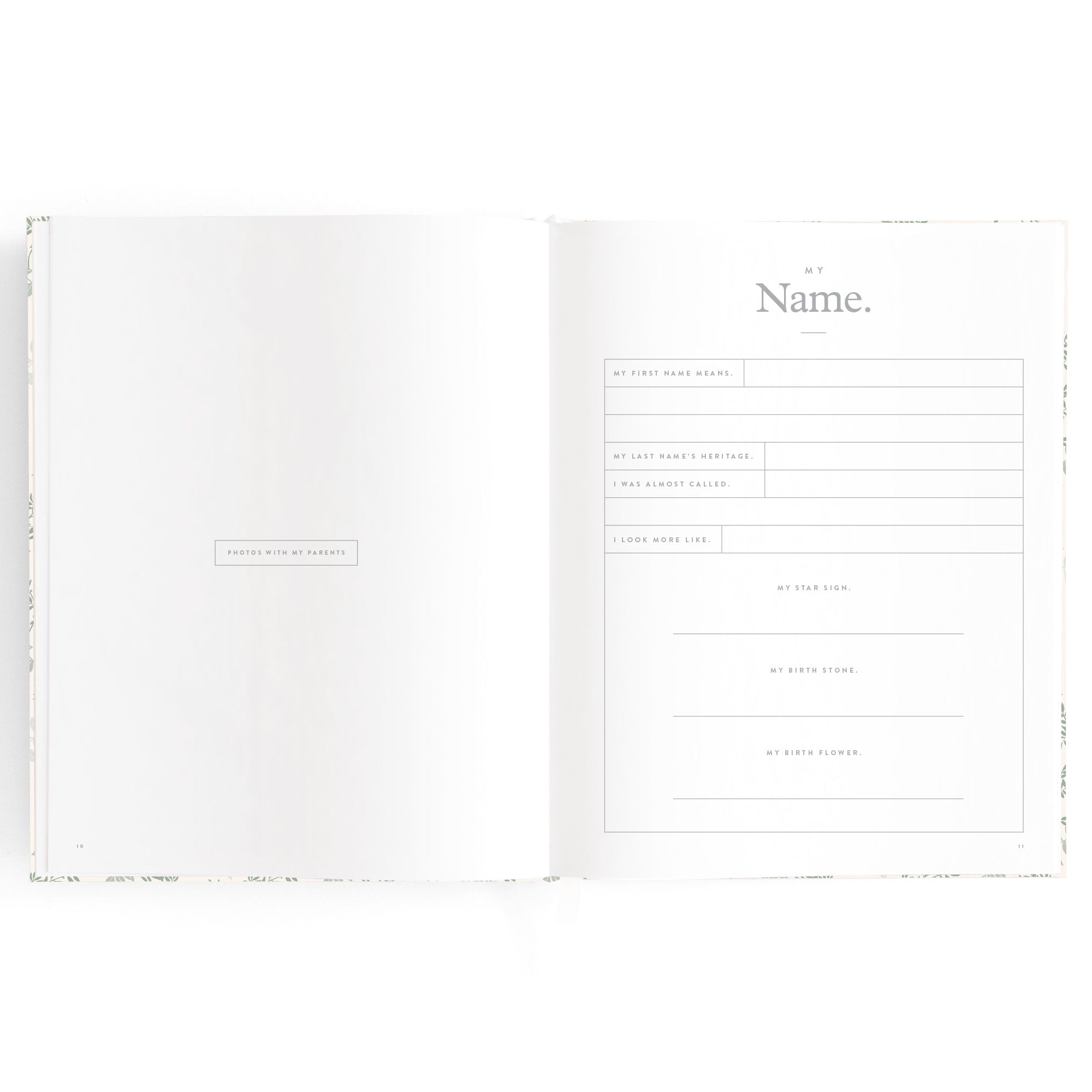 Fox & Fallow Baby Book - Cypress