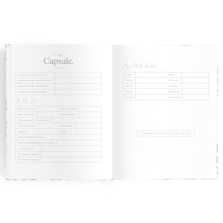 Fox & Fallow Baby Book - Cypress