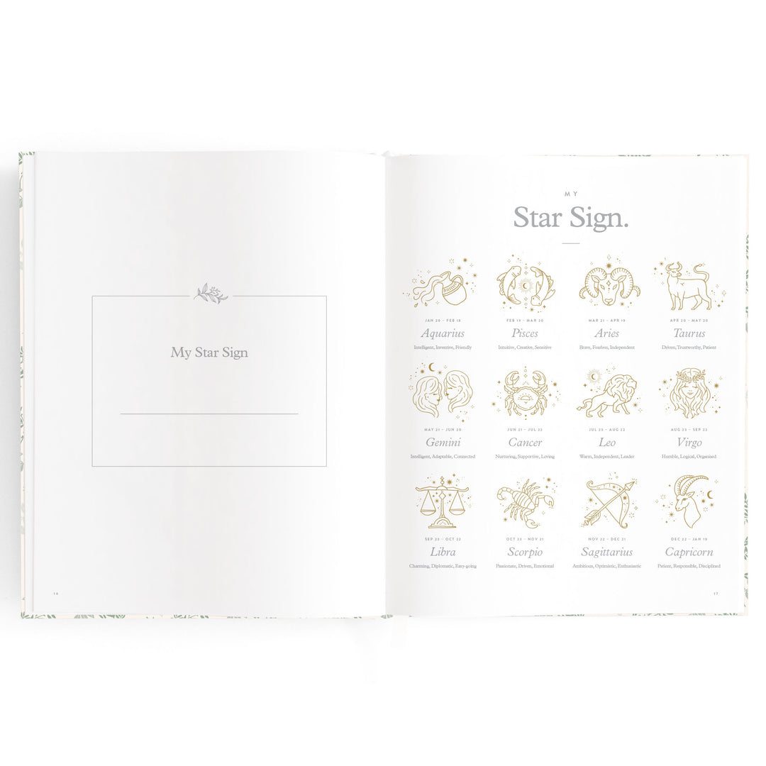 Fox & Fallow Baby Book - Cypress