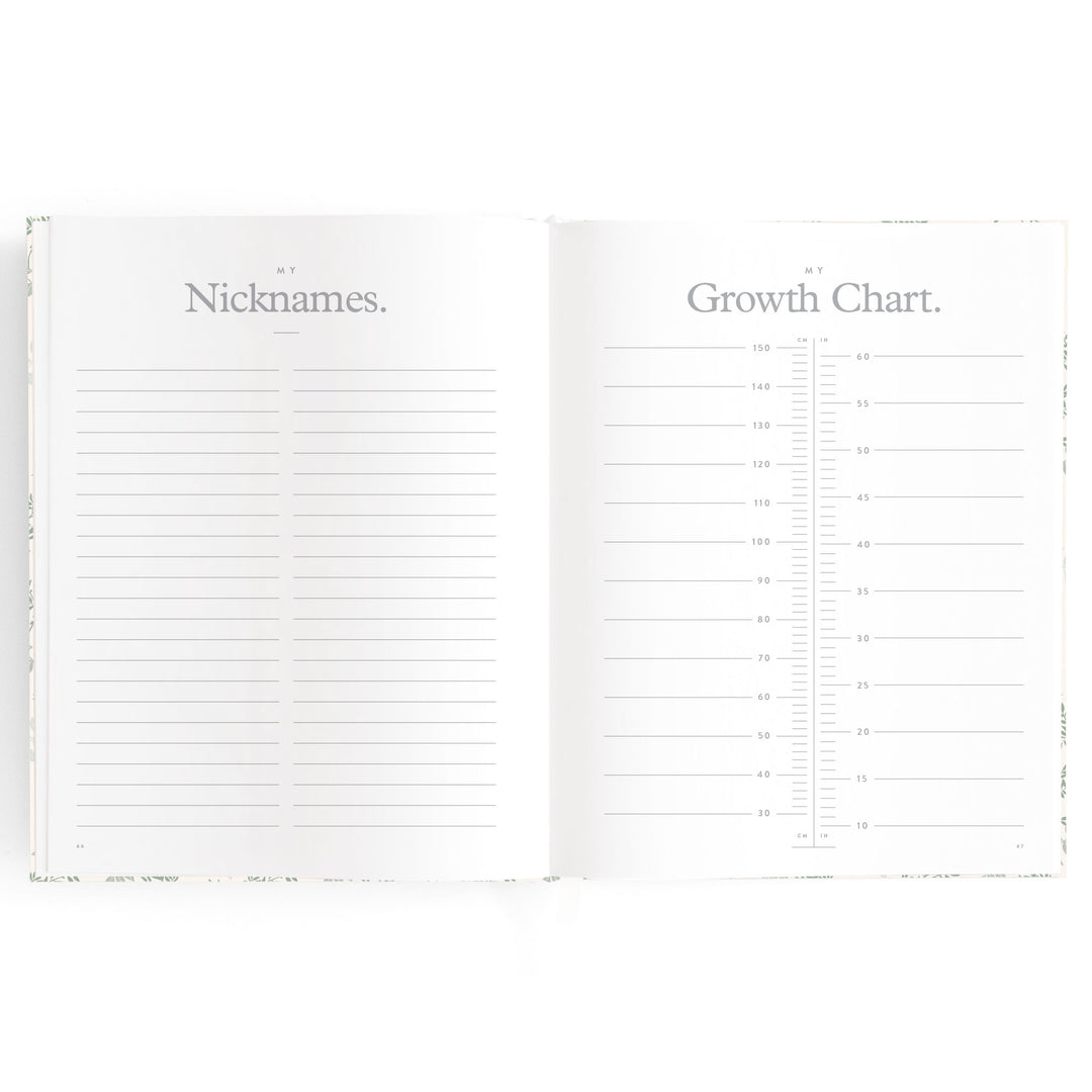 Fox & Fallow Baby Book - Cypress