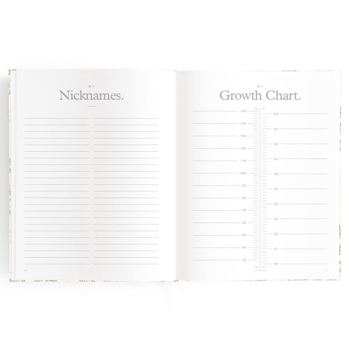 Fox & Fallow Baby Book - Cypress