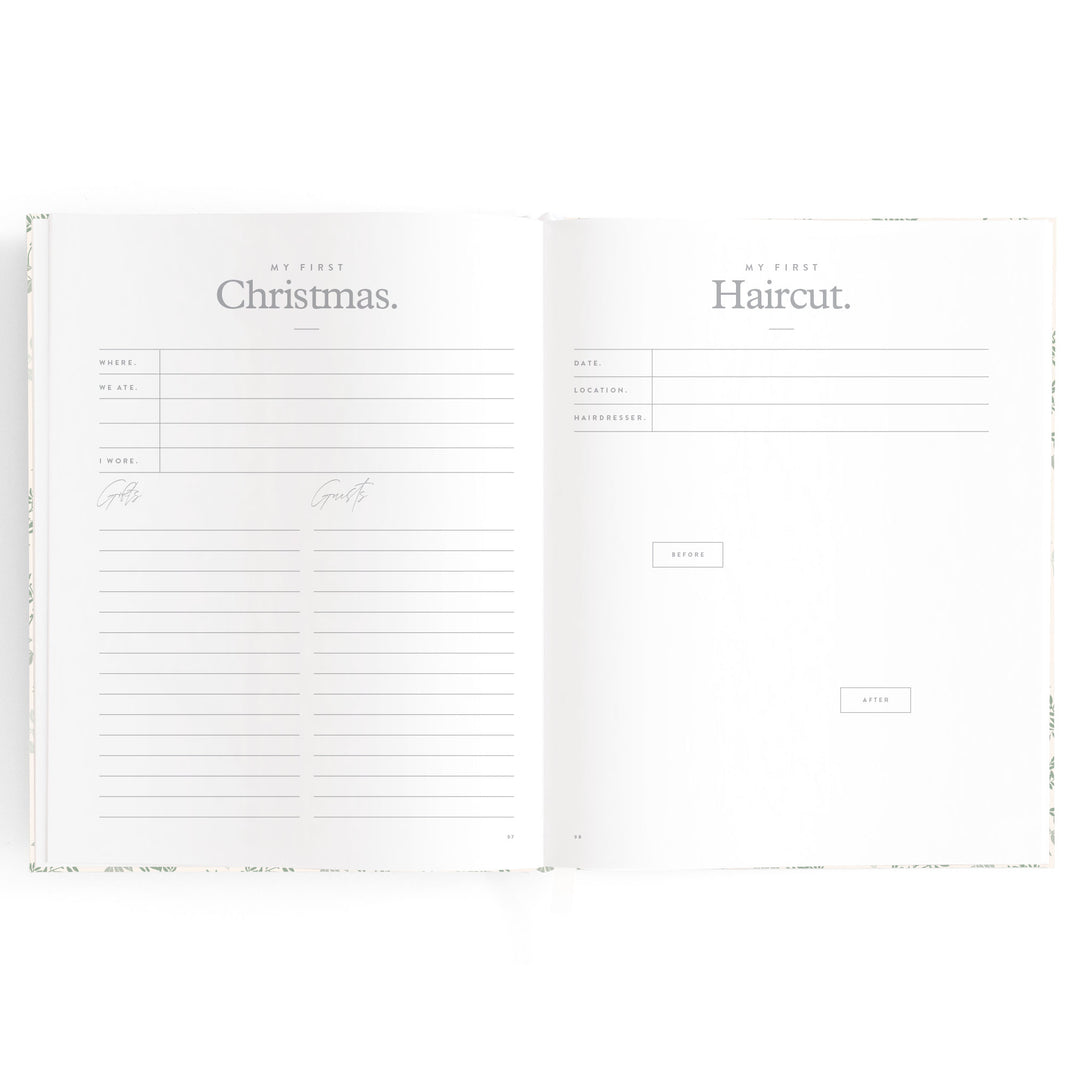 Fox & Fallow Baby Book - Cypress