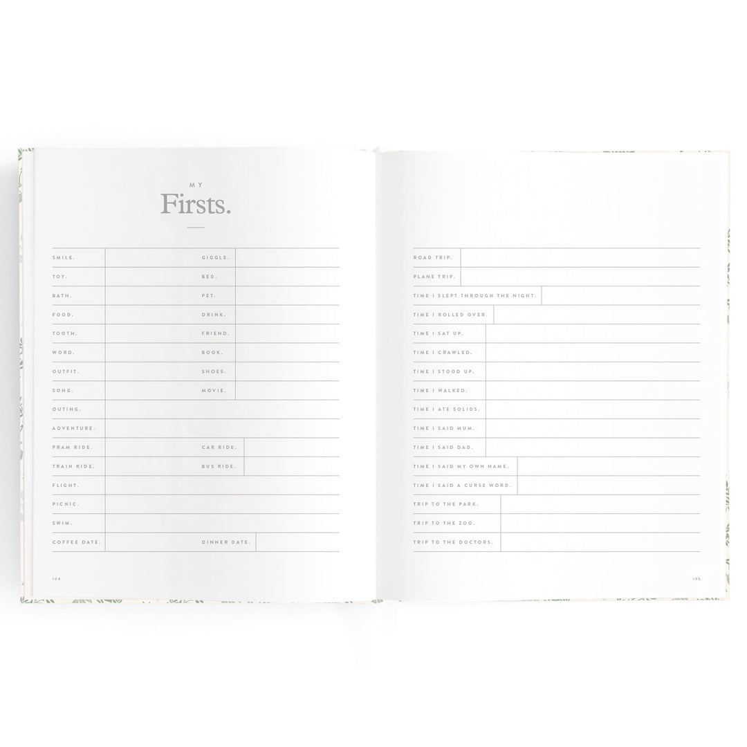 Fox & Fallow Baby Book - Cypress