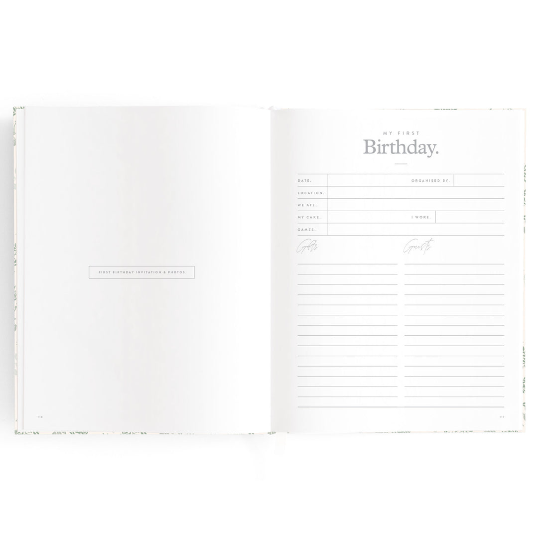 Fox & Fallow Baby Book - Cypress