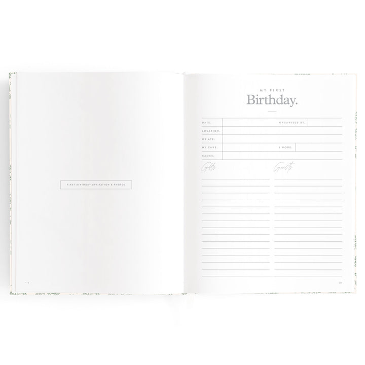 Fox & Fallow Baby Book - Cypress