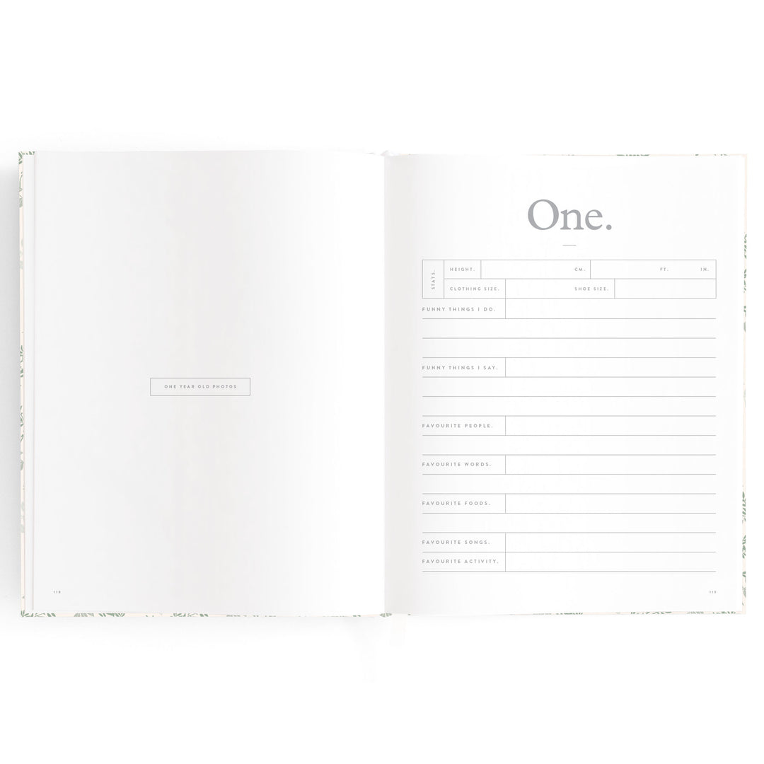 Fox & Fallow Baby Book - Cypress