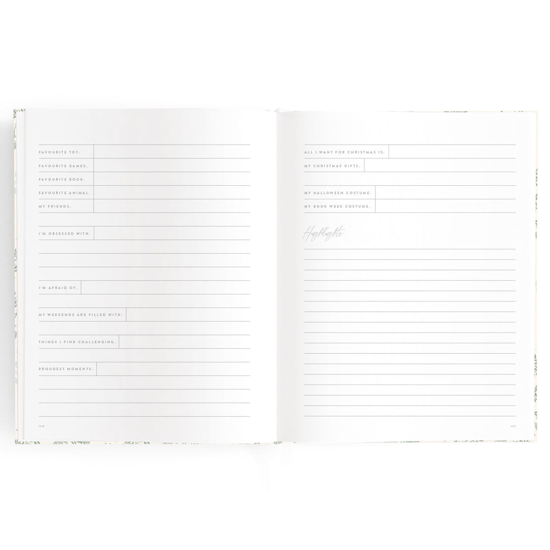 Fox & Fallow Baby Book - Cypress