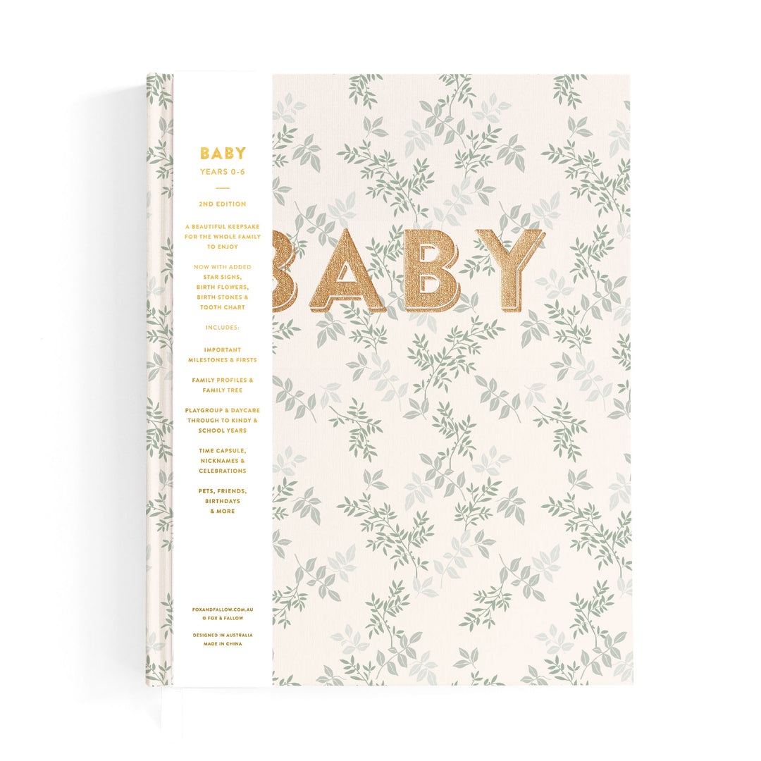 Fox & Fallow Baby Book - Cypress