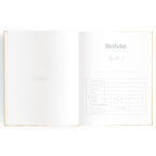 Baby Book - Coffee Stripe