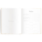 Baby Book - Coffee Stripe