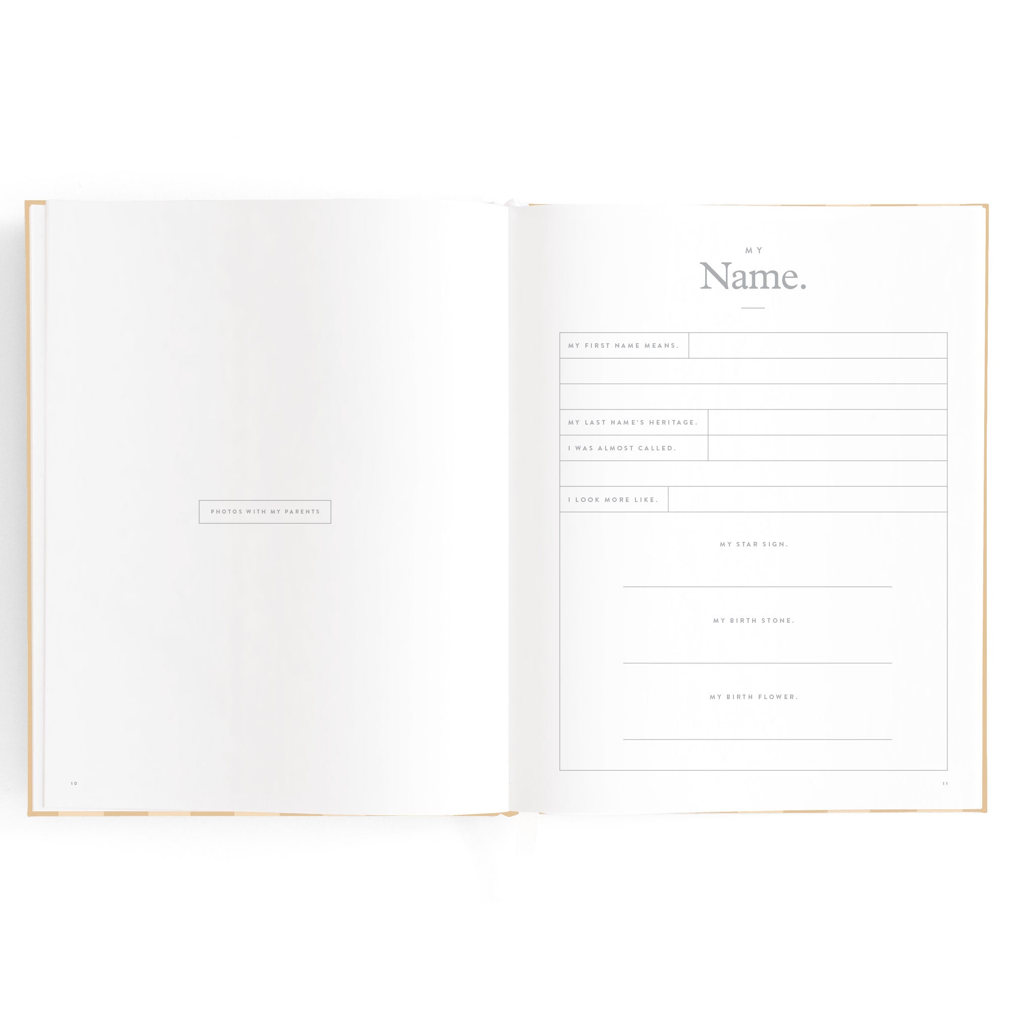 Fox & Fallow Baby Book - Coffee Stripe