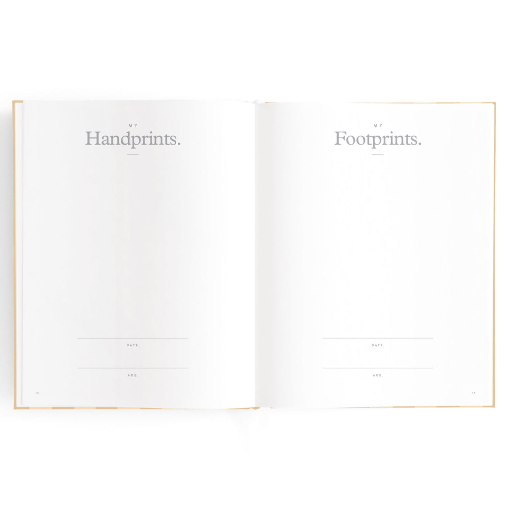 Fox & Fallow Baby Book - Coffee Stripe