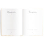 Baby Book - Coffee Stripe