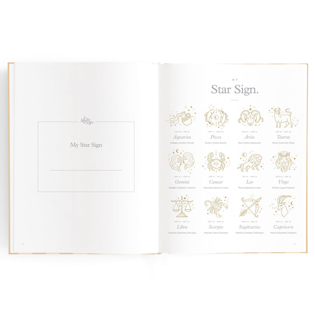 Fox & Fallow Baby Book - Coffee Stripe