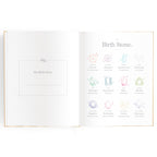 Baby Book - Coffee Stripe