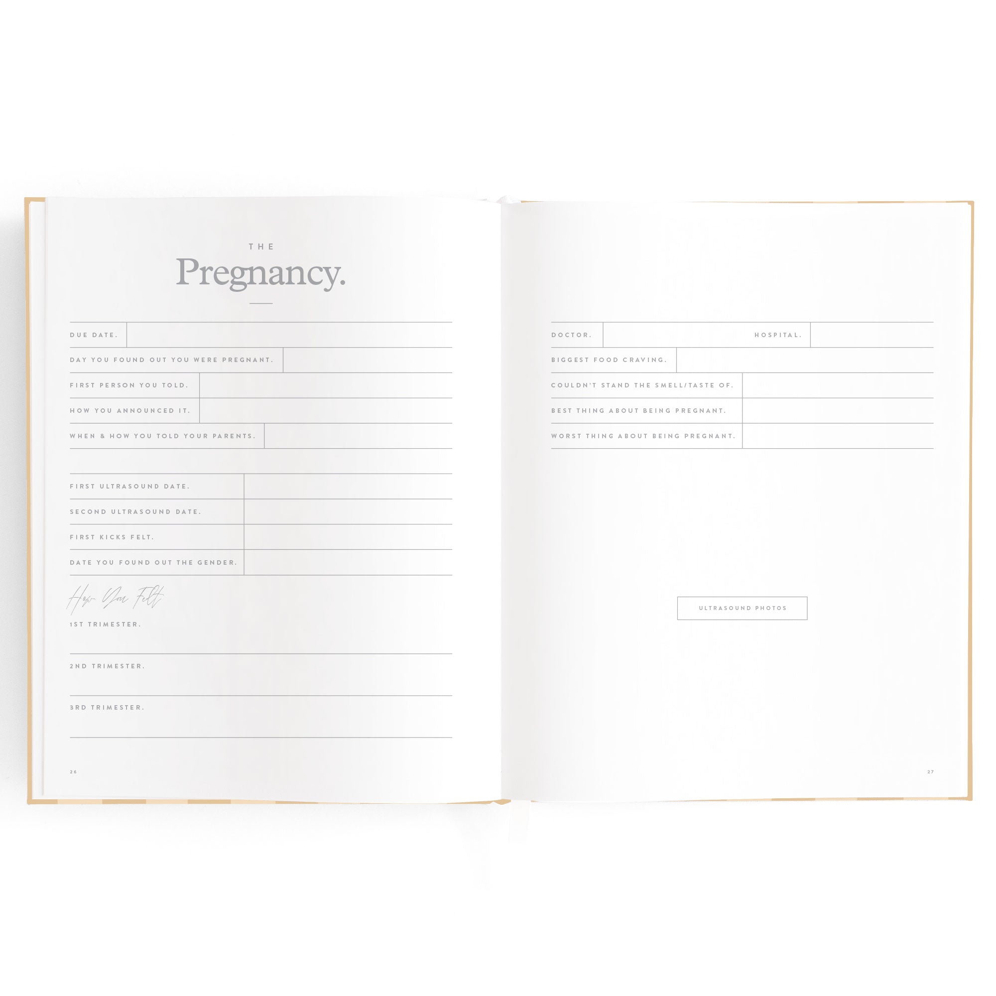 Fox & Fallow Baby Book - Coffee Stripe