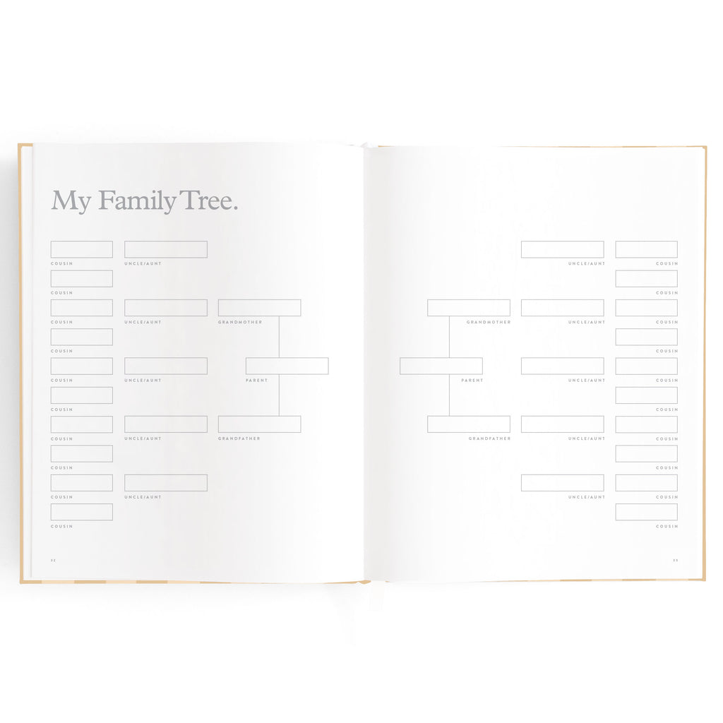 Fox & Fallow Baby Book - Coffee Stripe