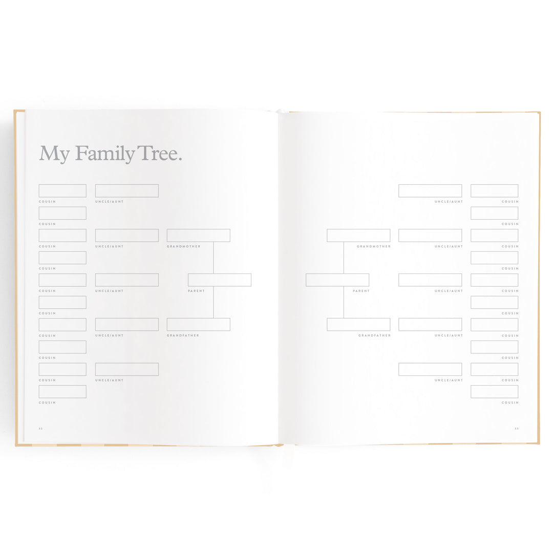 Fox & Fallow Baby Book - Coffee Stripe