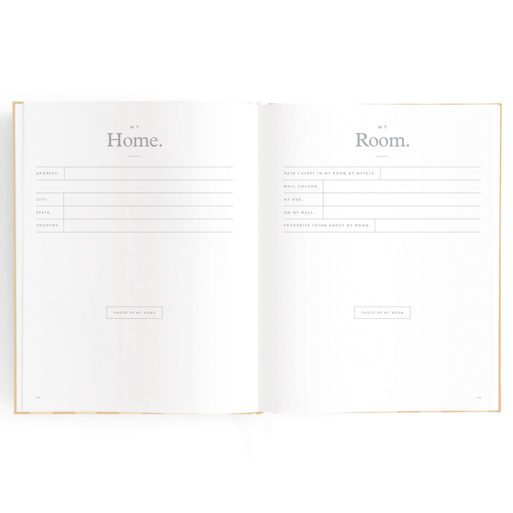 Fox & Fallow Baby Book - Coffee Stripe