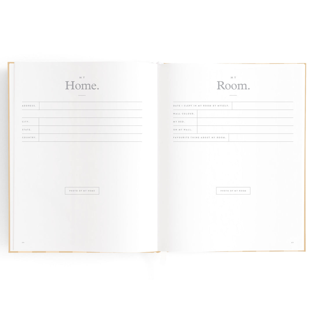 Fox & Fallow Baby Book - Coffee Stripe