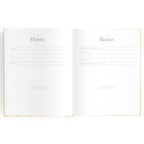 Baby Book - Coffee Stripe
