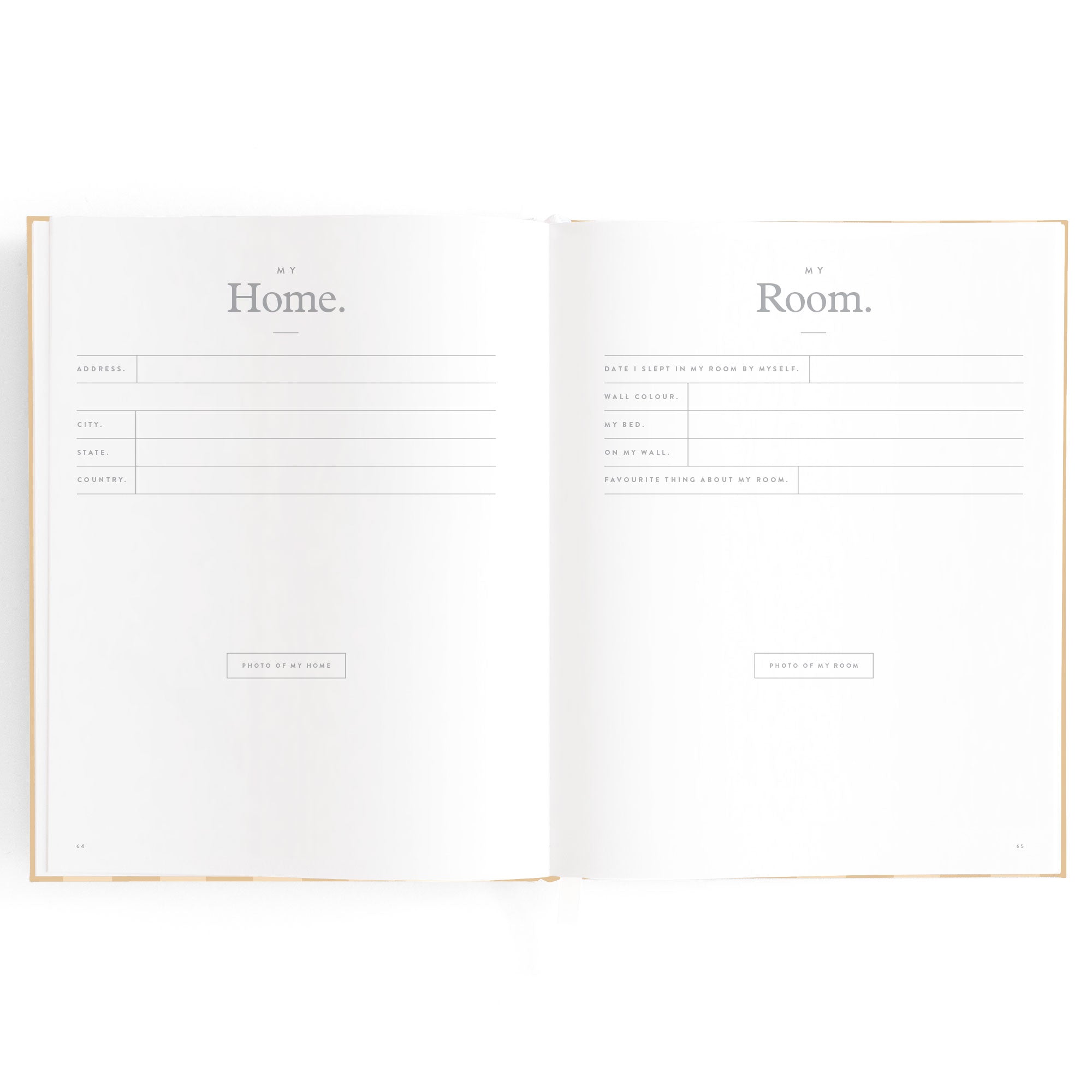 Fox & Fallow Baby Book - Coffee Stripe