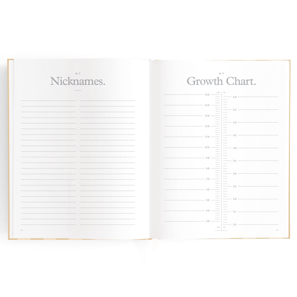 Fox & Fallow Baby Book - Coffee Stripe