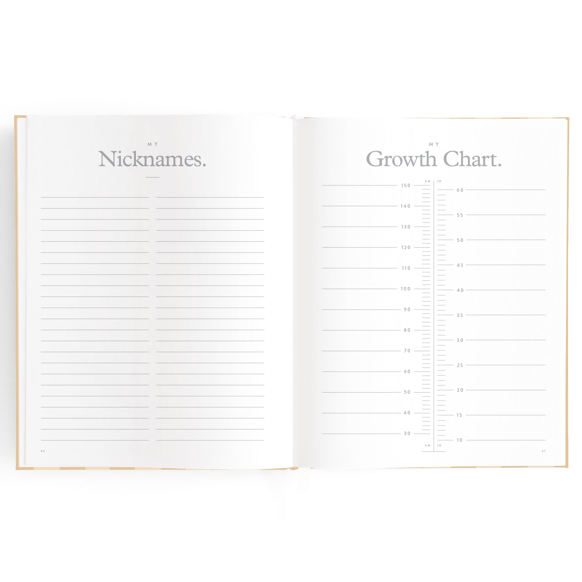 Fox & Fallow Baby Book - Coffee Stripe