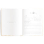 Baby Book - Coffee Stripe