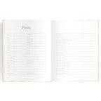 Baby Book - Coffee Stripe
