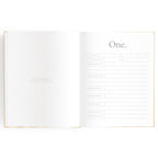 Baby Book - Coffee Stripe
