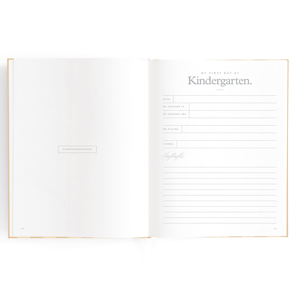 Fox & Fallow Baby Book - Coffee Stripe