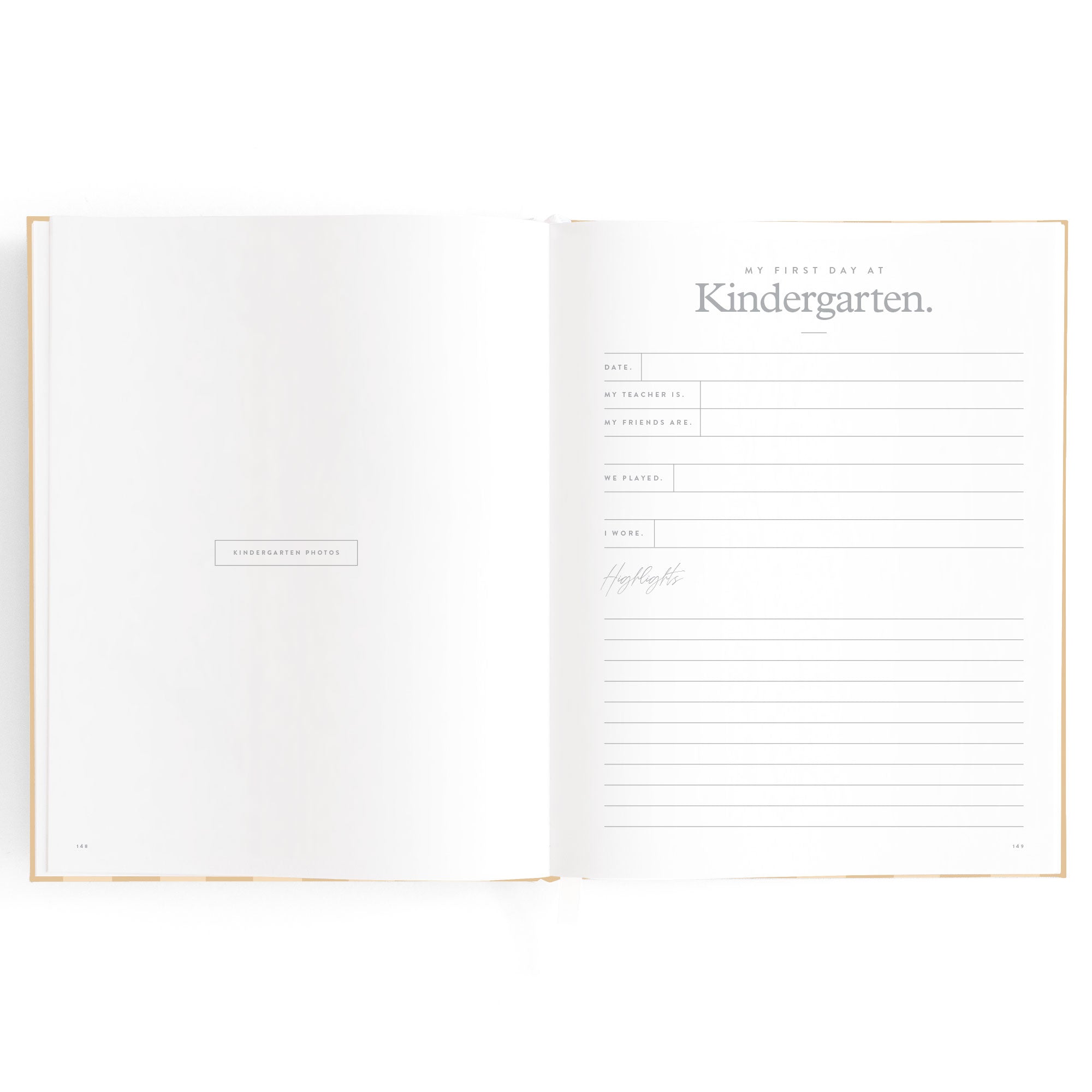 Fox & Fallow Baby Book - Coffee Stripe