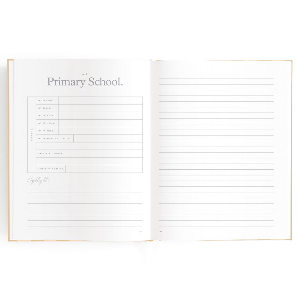 Fox & Fallow Baby Book - Coffee Stripe
