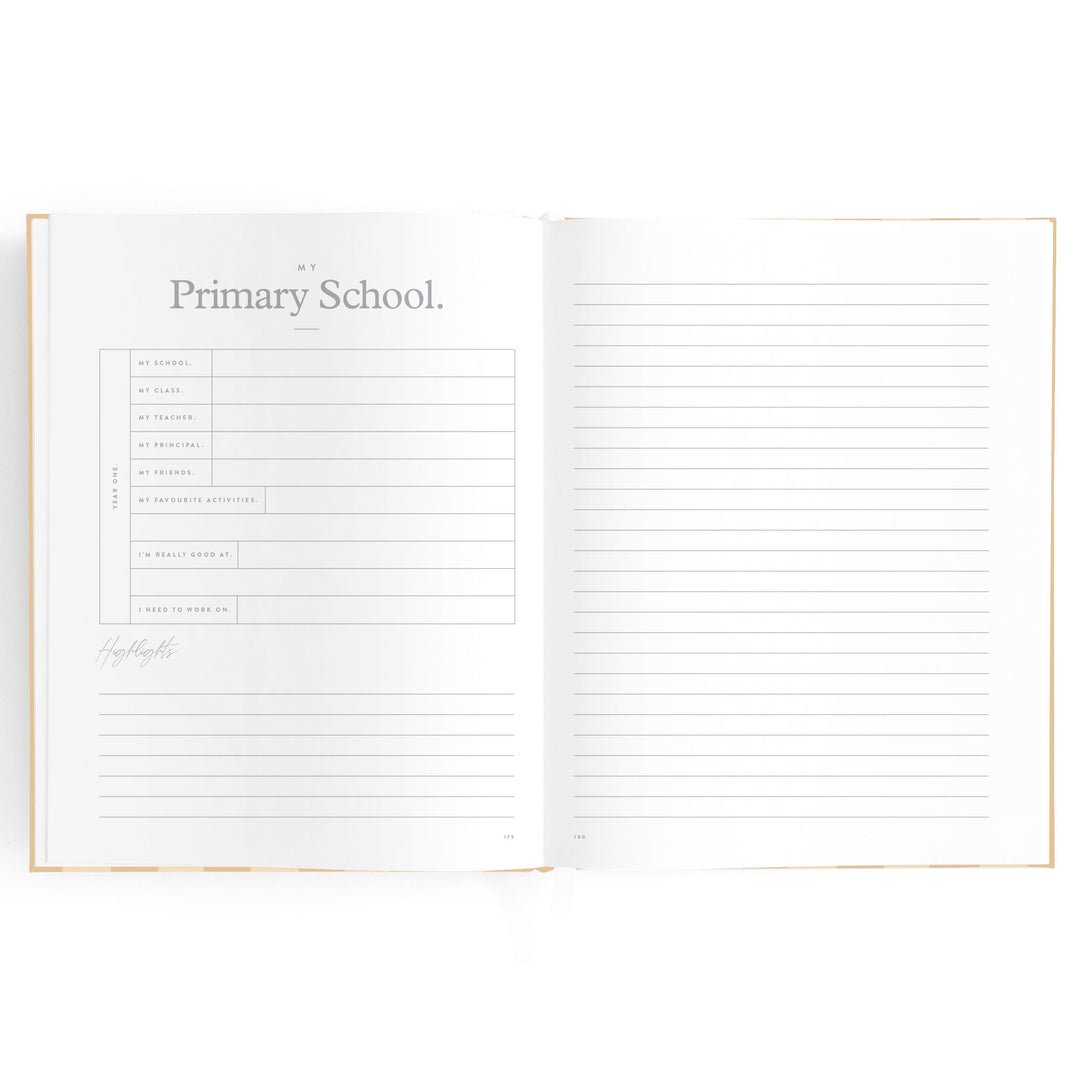 Fox & Fallow Baby Book - Coffee Stripe