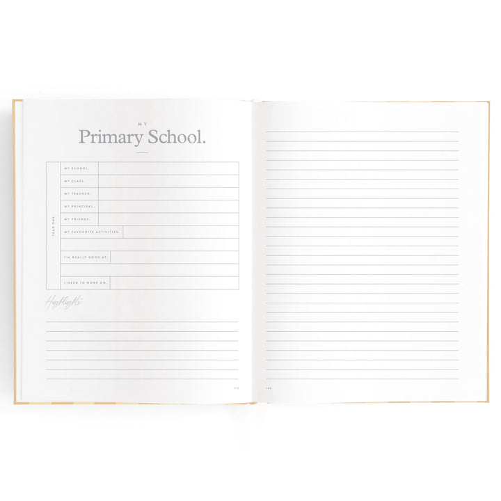 Fox & Fallow Baby Book - Coffee Stripe
