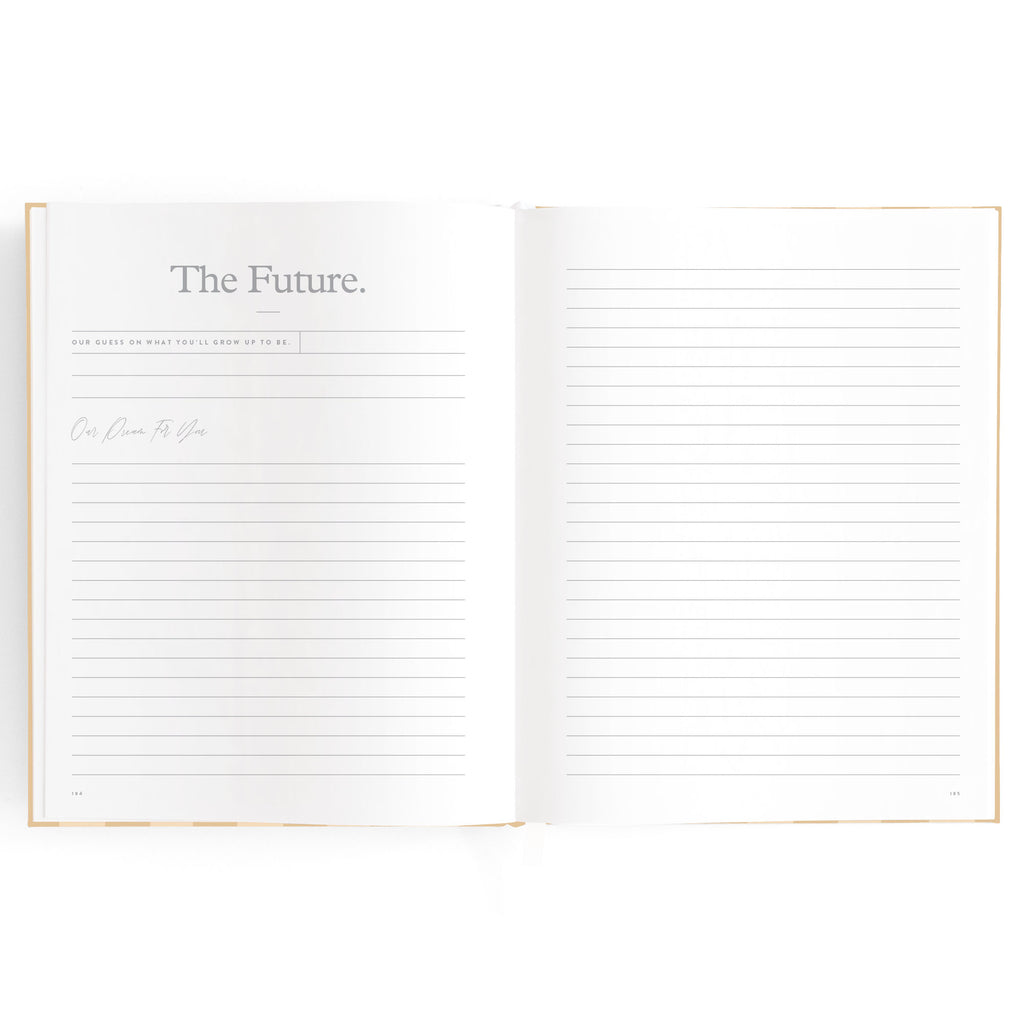Fox & Fallow Baby Book - Coffee Stripe