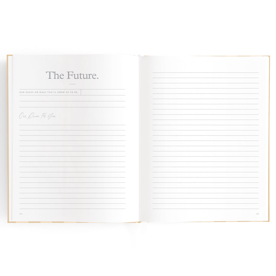 Fox & Fallow Baby Book - Coffee Stripe
