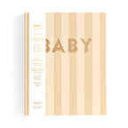 Baby Book - Coffee Stripe