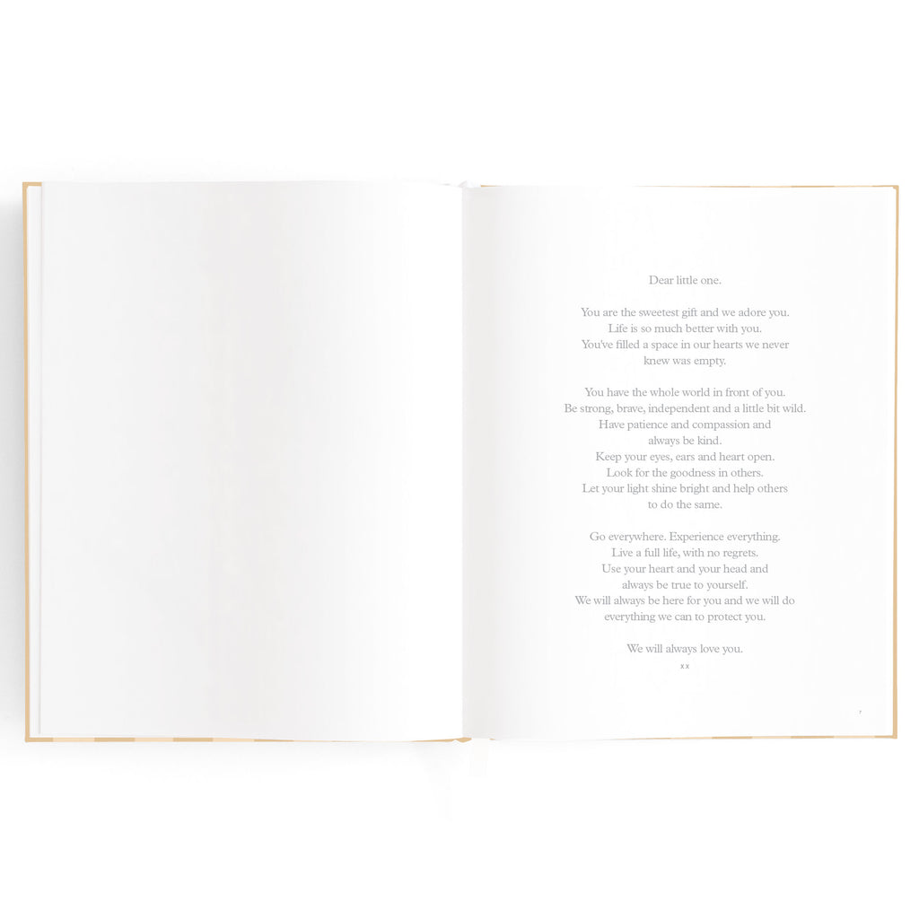 Fox & Fallow Baby Book - Coffee Stripe