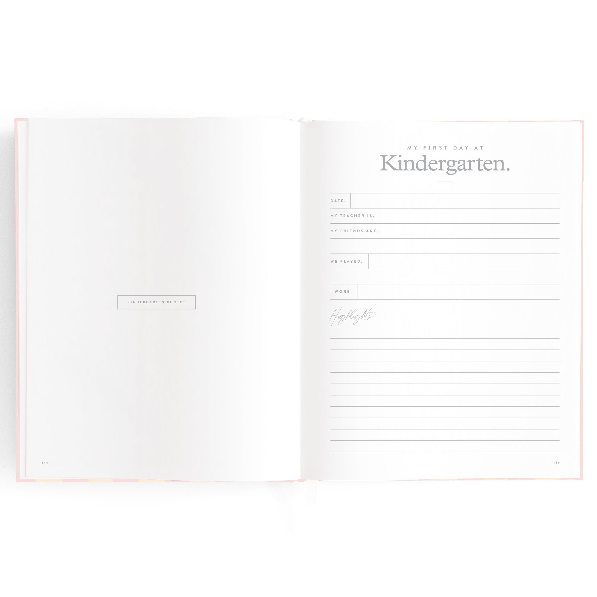 Fox & Fallow Baby Book - Petal Stripe