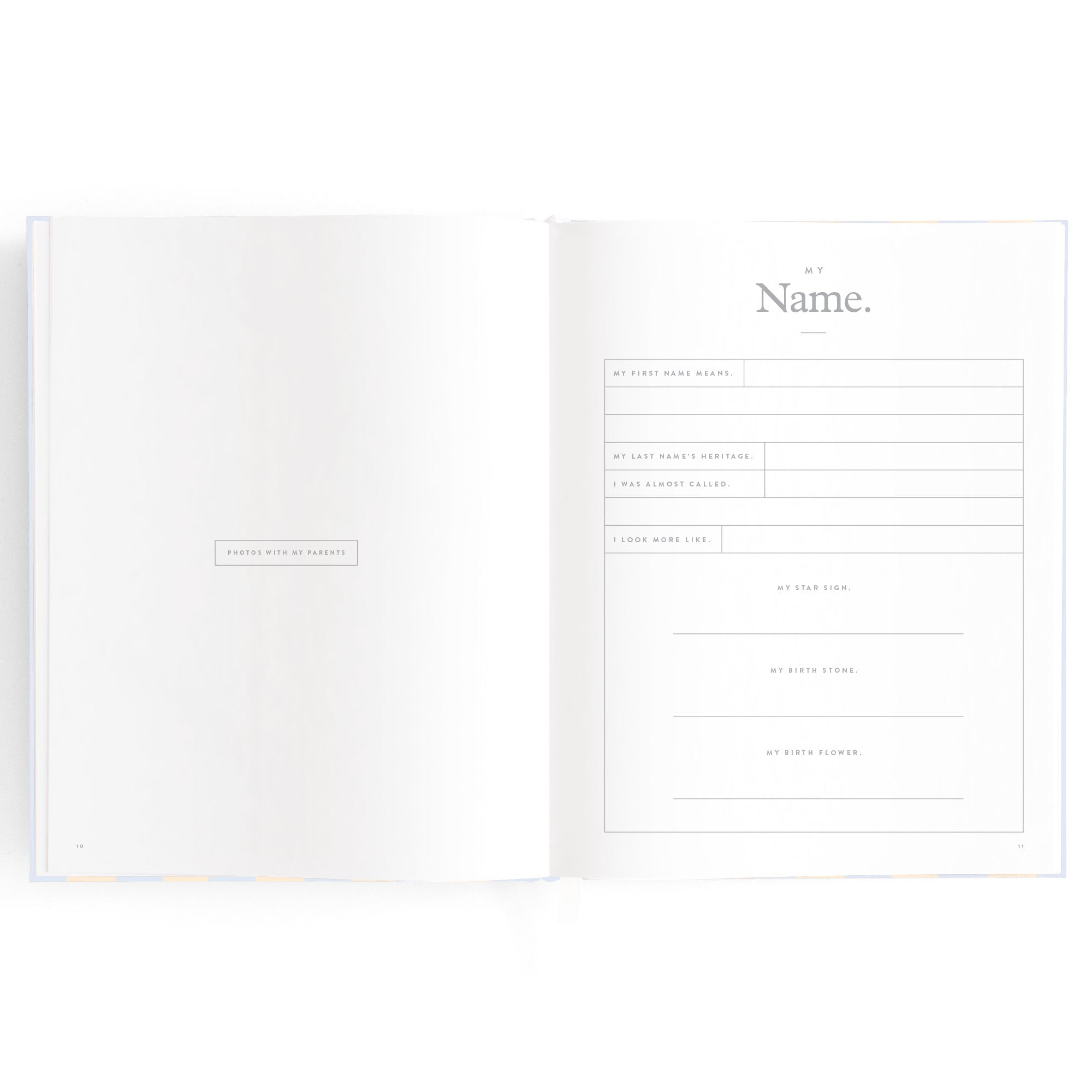 Fox & Fallow Baby Book - Cloud Stripe