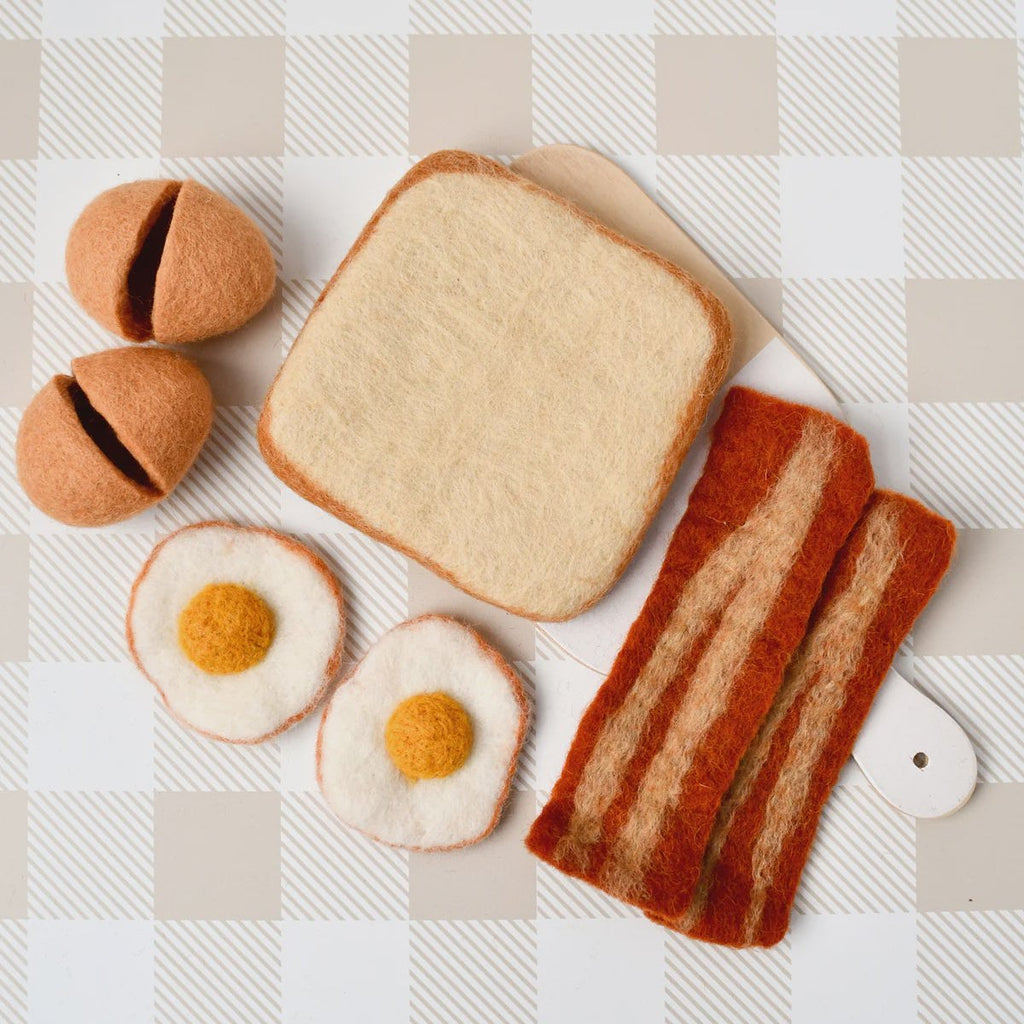 Felt Bacon and Eggs Breakfast Set