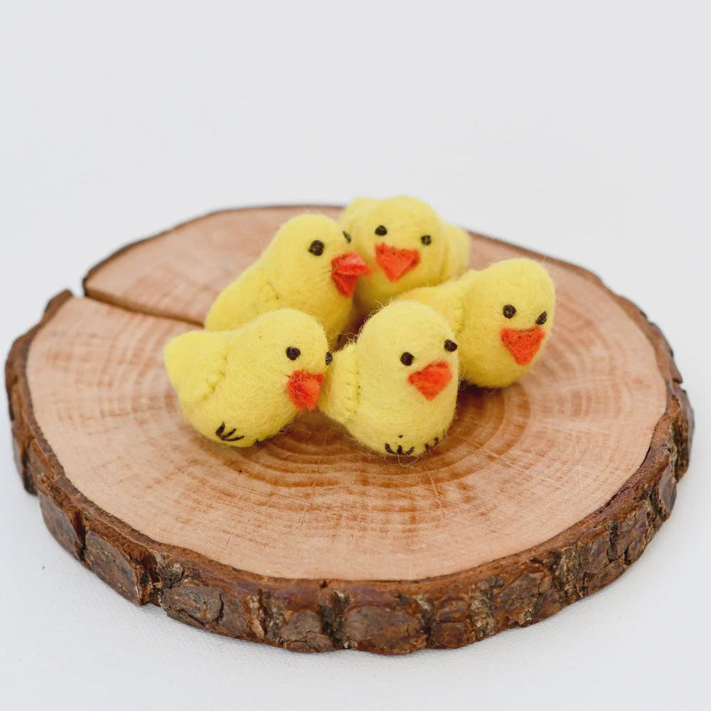 Felt Yellow Chicks