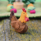 Felt Chicken Farm Animal Toy