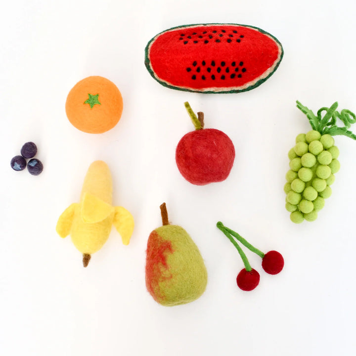 Tara Treasures Felt Food Groups Play Food - Fruits