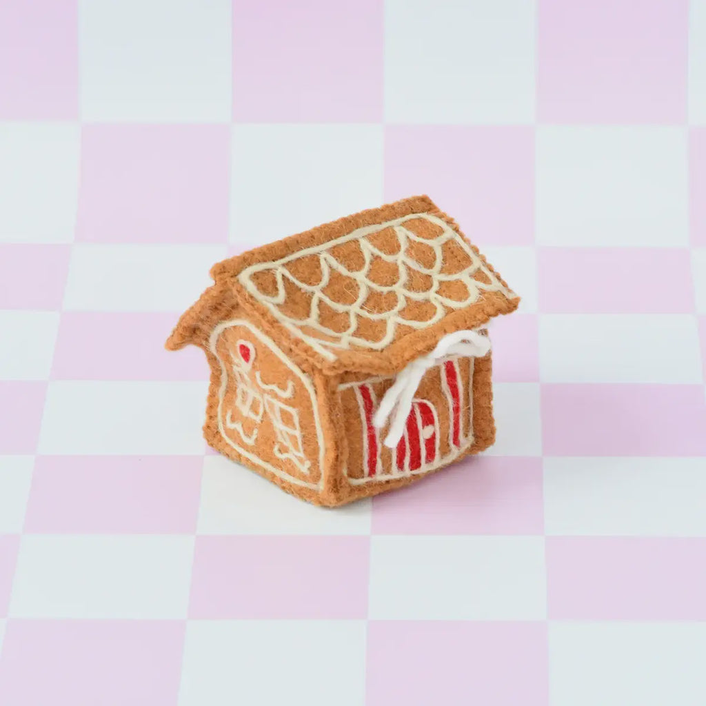 Felt Gingerbread House - Red Door
