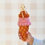 Felt Neapolitan Ice Cream