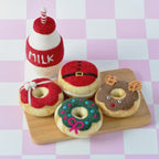 Magical Christmas Play Food Set - Santas Milk and 4 Christmas Donuts